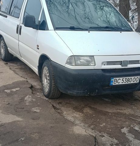 Белый Фиат Скудо, объемом двигателя 1.9 л и пробегом 282 тыс. км за 2600 $, фото 1 на Automoto.ua