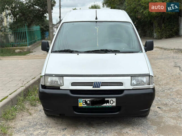 Білий Фіат Скудо, об'ємом двигуна 1.9 л та пробігом 332 тис. км за 1899 $, фото 1 на Automoto.ua