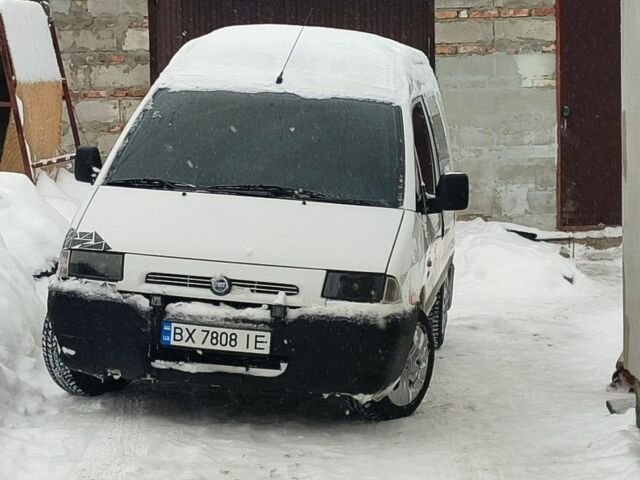 Білий Фіат Скудо, об'ємом двигуна 2 л та пробігом 370 тис. км за 3200 $, фото 1 на Automoto.ua