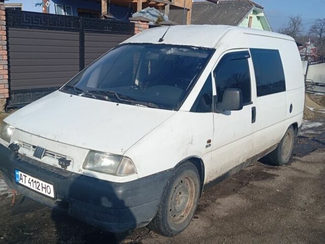 Белый Фиат Скудо, объемом двигателя 1.9 л и пробегом 340 тыс. км за 1800 $, фото 1 на Automoto.ua