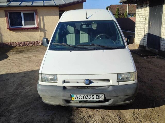 Белый Фиат Скудо, объемом двигателя 1.9 л и пробегом 270 тыс. км за 2900 $, фото 1 на Automoto.ua