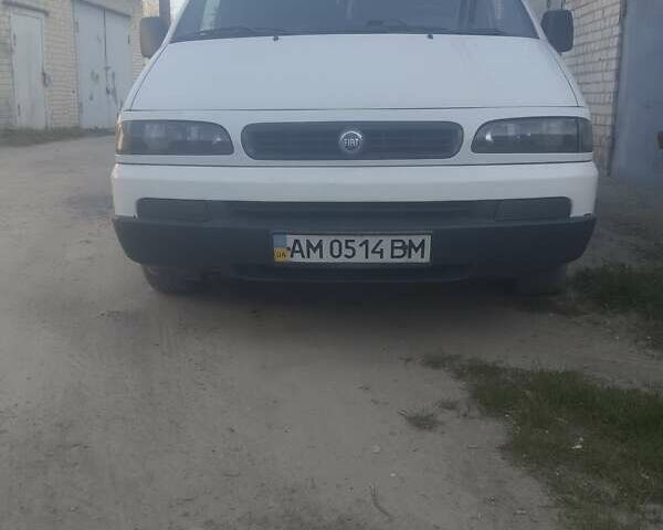 Белый Фиат Скудо, объемом двигателя 1.87 л и пробегом 410 тыс. км за 3800 $, фото 1 на Automoto.ua