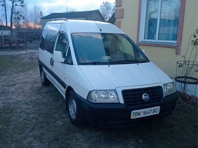 Белый Фиат Скудо, объемом двигателя 2 л и пробегом 320 тыс. км за 4500 $, фото 1 на Automoto.ua