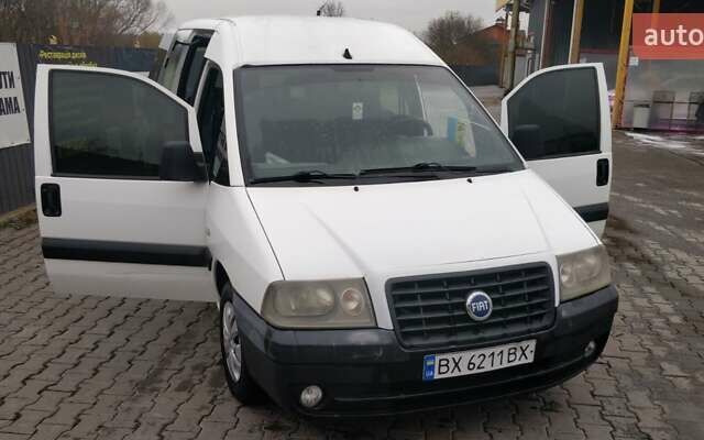 Белый Фиат Скудо, объемом двигателя 1.9 л и пробегом 298 тыс. км за 4300 $, фото 1 на Automoto.ua