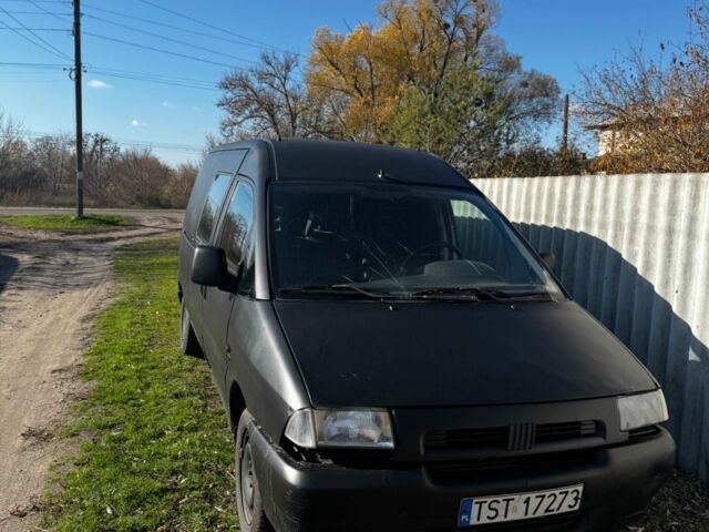 Чорний Фіат Скудо, об'ємом двигуна 2 л та пробігом 500 тис. км за 2000 $, фото 1 на Automoto.ua