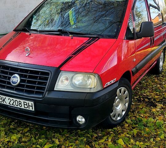 Червоний Фіат Скудо, об'ємом двигуна 2 л та пробігом 300 тис. км за 5500 $, фото 1 на Automoto.ua