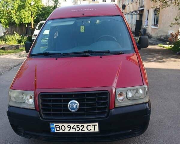 Красный Фиат Скудо, объемом двигателя 2 л и пробегом 316 тыс. км за 4200 $, фото 1 на Automoto.ua