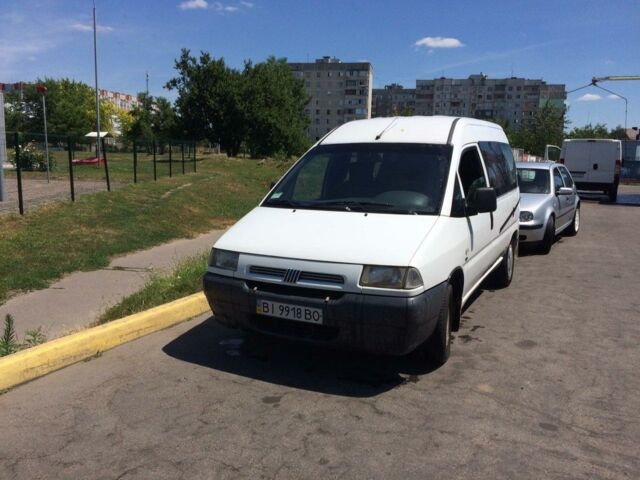 Білий Фіат Скудо пас., об'ємом двигуна 1.9 л та пробігом 110 тис. км за 3800 $, фото 1 на Automoto.ua