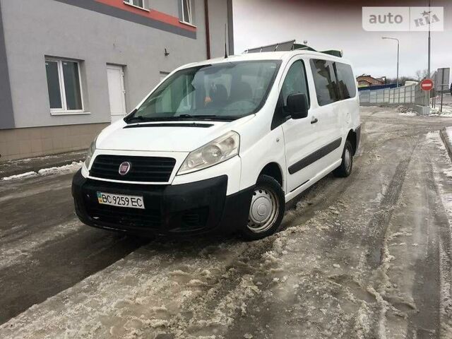 Білий Фіат Скудо пас., об'ємом двигуна 2 л та пробігом 220 тис. км за 7500 $, фото 1 на Automoto.ua