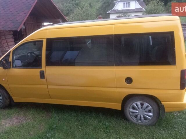 Желтый Фиат Скудо, объемом двигателя 2 л и пробегом 307 тыс. км за 3800 $, фото 1 на Automoto.ua