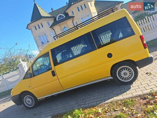 Желтый Фиат Скудо, объемом двигателя 1.9 л и пробегом 321 тыс. км за 2500 $, фото 1 на Automoto.ua