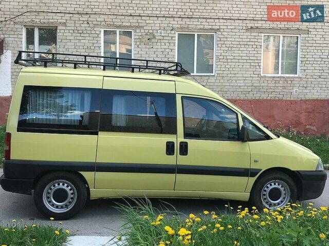 Желтый Фиат Скудо, объемом двигателя 2 л и пробегом 314 тыс. км за 3850 $, фото 1 на Automoto.ua