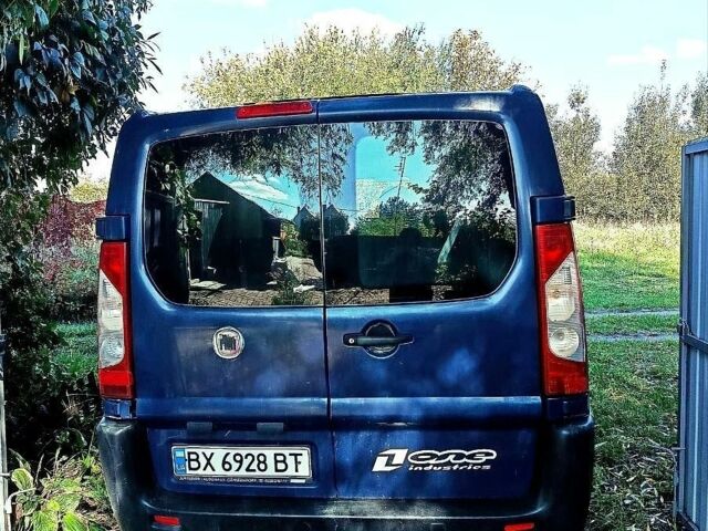Синій Фіат Скудо, об'ємом двигуна 2 л та пробігом 235 тис. км за 6500 $, фото 1 на Automoto.ua