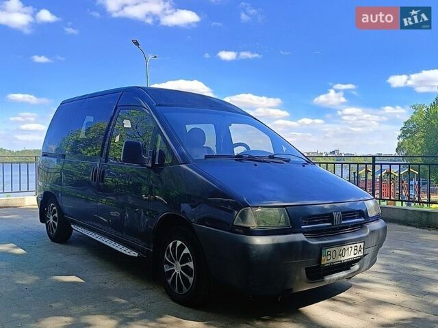 Синий Фиат Скудо, объемом двигателя 1.9 л и пробегом 364 тыс. км за 2200 $, фото 1 на Automoto.ua