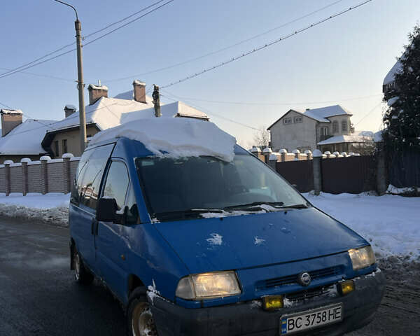 Синий Фиат Скудо, объемом двигателя 1.9 л и пробегом 390 тыс. км за 1499 $, фото 1 на Automoto.ua