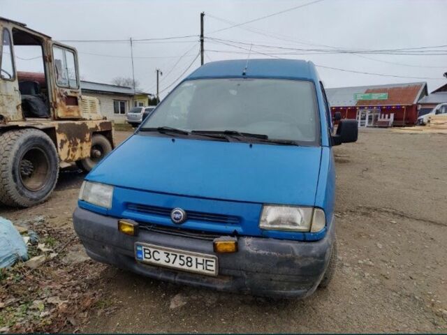 Синий Фиат Скудо, объемом двигателя 1.9 л и пробегом 320 тыс. км за 1200 $, фото 1 на Automoto.ua