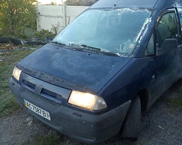 Синій Фіат Скудо, об'ємом двигуна 2 л та пробігом 400 тис. км за 2000 $, фото 1 на Automoto.ua