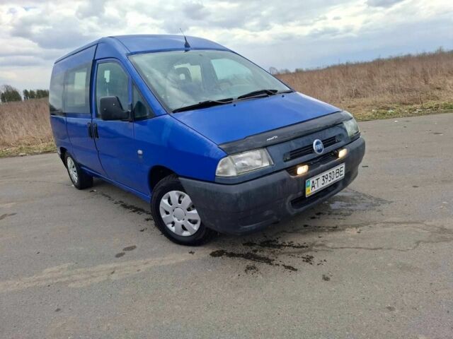 Синий Фиат Скудо, объемом двигателя 1.9 л и пробегом 170 тыс. км за 2100 $, фото 1 на Automoto.ua