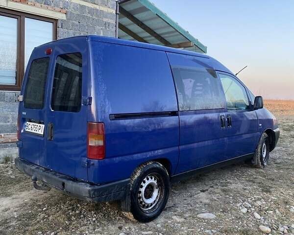 Синий Фиат Скудо, объемом двигателя 2 л и пробегом 412 тыс. км за 3700 $, фото 1 на Automoto.ua