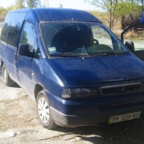 Синий Фиат Скудо, объемом двигателя 1.9 л и пробегом 430 тыс. км за 2500 $, фото 1 на Automoto.ua