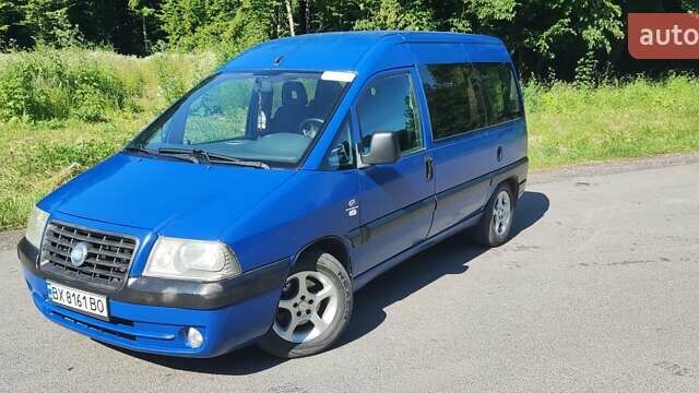 Синий Фиат Скудо, объемом двигателя 2 л и пробегом 187 тыс. км за 4600 $, фото 1 на Automoto.ua