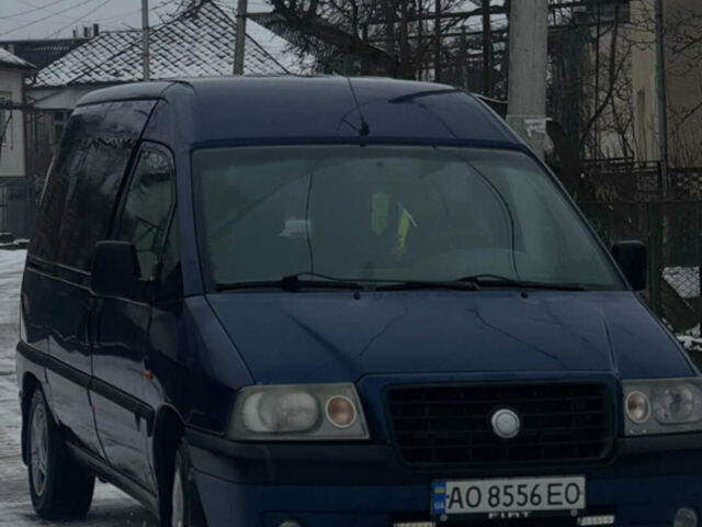Синій Фіат Скудо, об'ємом двигуна 2 л та пробігом 214 тис. км за 4500 $, фото 1 на Automoto.ua