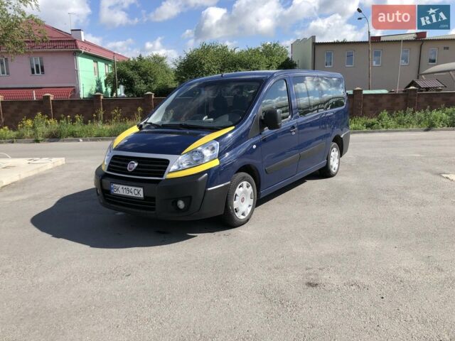 Синий Фиат Скудо, объемом двигателя 2 л и пробегом 240 тыс. км за 13200 $, фото 1 на Automoto.ua