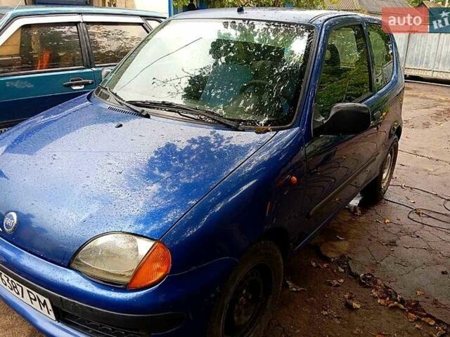Синий Фиат Сейченто, объемом двигателя 0.9 л и пробегом 134 тыс. км за 1500 $, фото 1 на Automoto.ua
