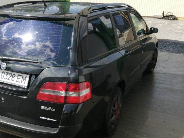 Черный Фиат Стило, объемом двигателя 1.6 л и пробегом 180 тыс. км за 4500 $, фото 1 на Automoto.ua