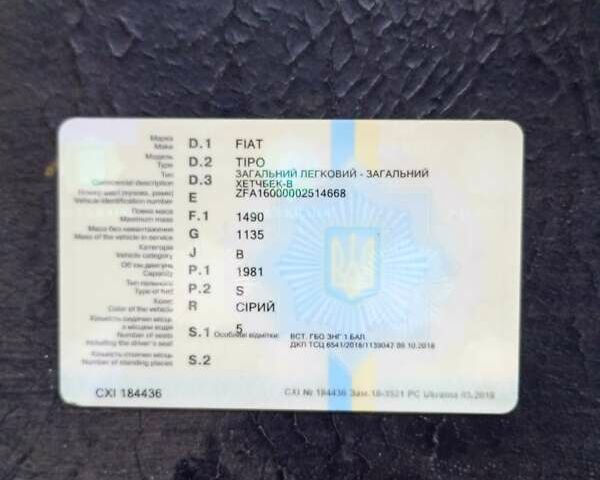 Серый Фиат Типо, объемом двигателя 2 л и пробегом 200 тыс. км за 500 $, фото 1 на Automoto.ua