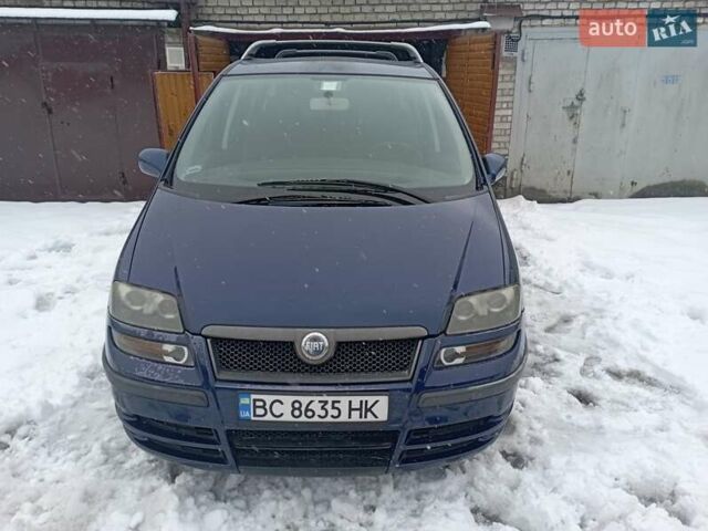 Синій Фіат Улісе, об'ємом двигуна 2 л та пробігом 220 тис. км за 4000 $, фото 1 на Automoto.ua