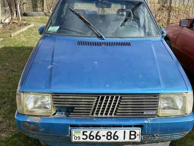 Синий Фиат Уно, объемом двигателя 1 л и пробегом 53 тыс. км за 600 $, фото 1 на Automoto.ua