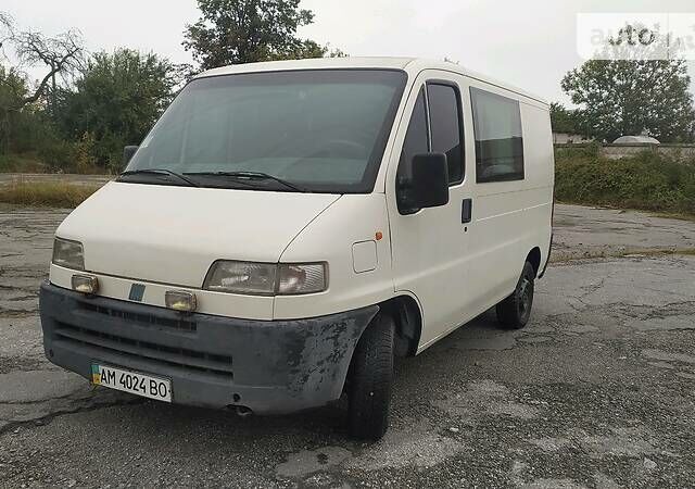 Белый Фиат Ducato груз.-пасс., объемом двигателя 2.8 л и пробегом 321 тыс. км за 3100 $, фото 1 на Automoto.ua