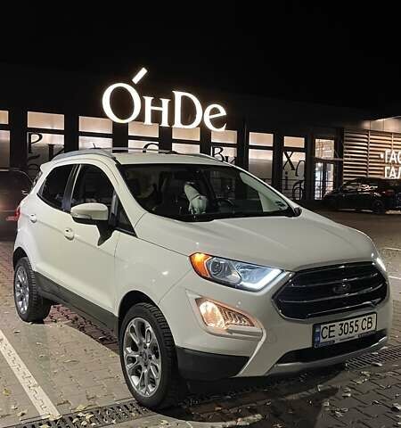 Білий Форд Екоспорт, об'ємом двигуна 2 л та пробігом 111 тис. км за 13550 $, фото 1 на Automoto.ua