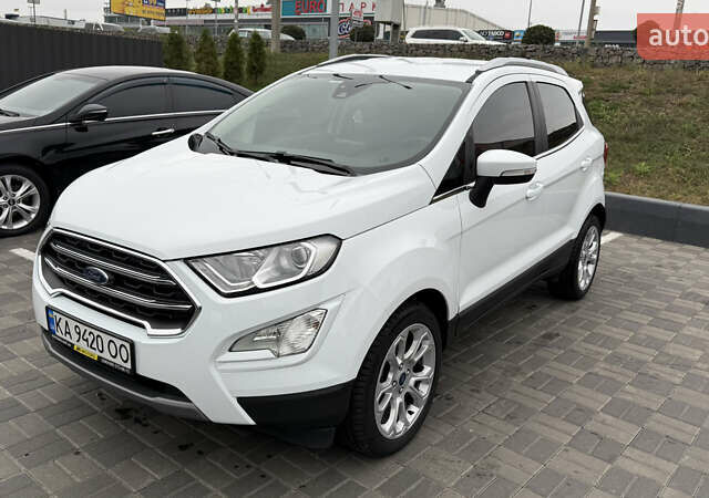 Форд Экоспорт 2020 в Киеве на Automoto.ua Белый Форд Экоспорт, объемом двигателя 1 л и пробегом 45 тыс. км за 16600 $, фото 1 на Automoto.ua