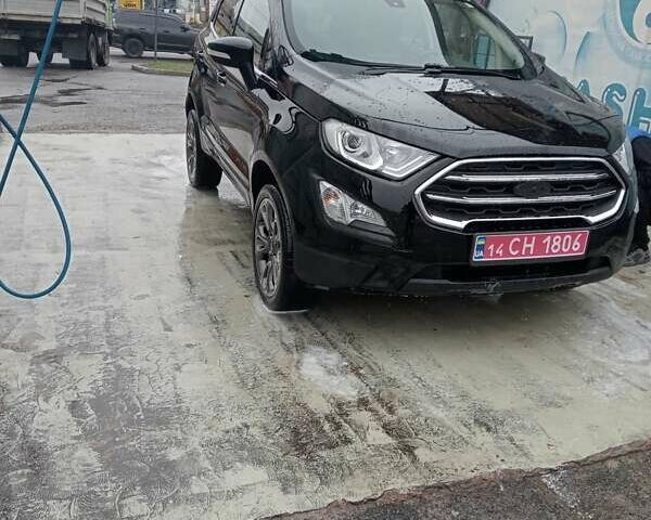 Черный Форд Экоспорт, объемом двигателя 2 л и пробегом 130 тыс. км за 13900 $, фото 1 на Automoto.ua
