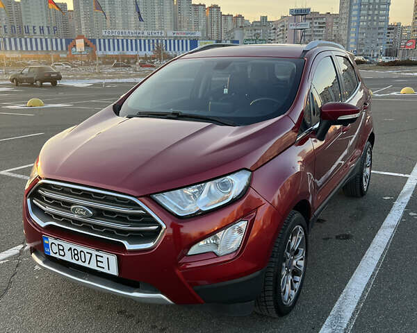 Красный Форд Экоспорт, объемом двигателя 2 л и пробегом 76 тыс. км за 14400 $, фото 1 на Automoto.ua