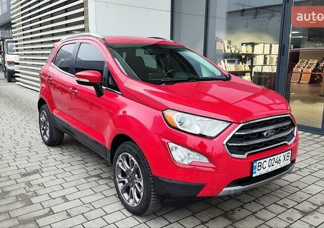 Красный Форд Экоспорт, объемом двигателя 2 л и пробегом 108 тыс. км за 12000 $, фото 1 на Automoto.ua