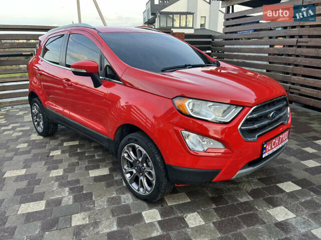 Красный Форд Экоспорт, объемом двигателя 2 л и пробегом 108 тыс. км за 9700 $, фото 1 на Automoto.ua