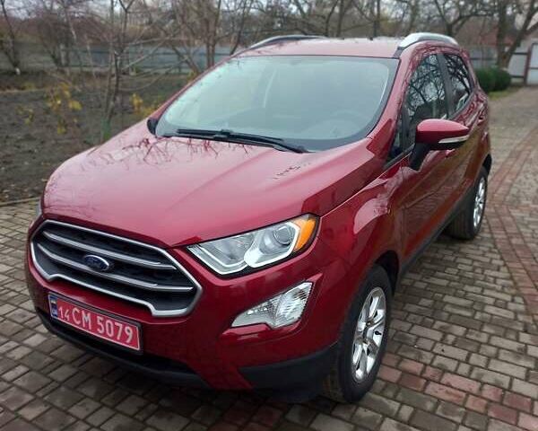 Красный Форд Экоспорт, объемом двигателя 1 л и пробегом 149 тыс. км за 10400 $, фото 1 на Automoto.ua