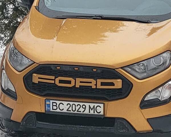 Жовтий Форд Екоспорт, об'ємом двигуна 2 л та пробігом 36 тис. км за 14300 $, фото 1 на Automoto.ua