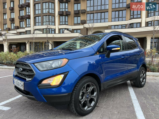 Синий Форд Экоспорт, объемом двигателя 2 л и пробегом 78 тыс. км за 11900 $, фото 1 на Automoto.ua