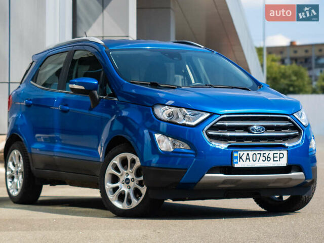 Форд Экоспорт 2020 в Киеве на Automoto.ua Синий Форд Экоспорт, объемом двигателя 1 л и пробегом 51 тыс. км за 15900 $, фото 1 на Automoto.ua