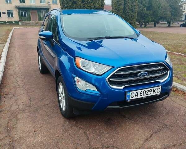 Синий Форд Экоспорт, объемом двигателя 2 л и пробегом 56 тыс. км за 11200 $, фото 1 на Automoto.ua