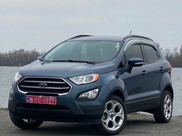 Синий Форд Экоспорт, объемом двигателя 2 л и пробегом 90 тыс. км за 13900 $, фото 1 на Automoto.ua