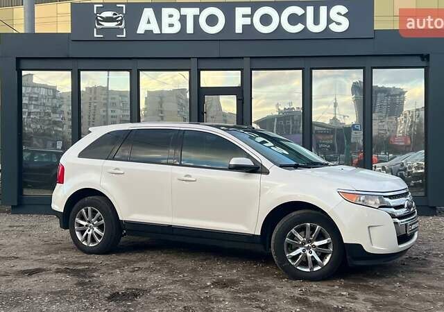 Белый Форд Эдж, объемом двигателя 3.5 л и пробегом 262 тыс. км за 10990 $, фото 1 на Automoto.ua