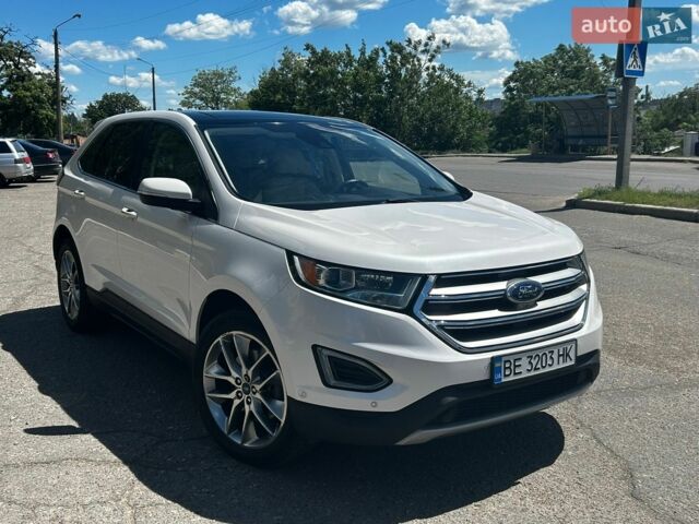 Білий Форд Едж, об'ємом двигуна 2 л та пробігом 154 тис. км за 16500 $, фото 1 на Automoto.ua