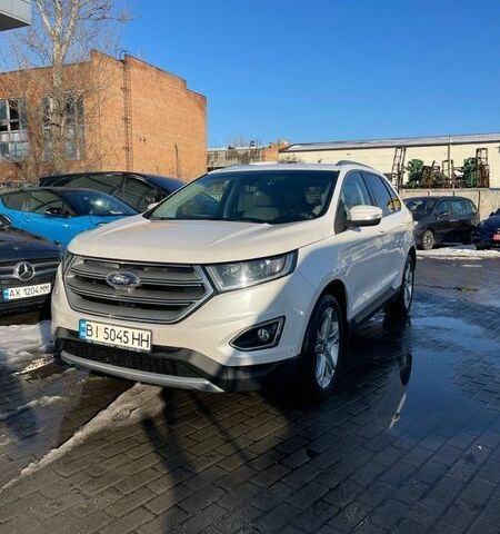 Белый Форд Эдж, объемом двигателя 2 л и пробегом 139 тыс. км за 20500 $, фото 1 на Automoto.ua