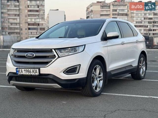 Белый Форд Эдж, объемом двигателя 2 л и пробегом 143 тыс. км за 17900 $, фото 1 на Automoto.ua