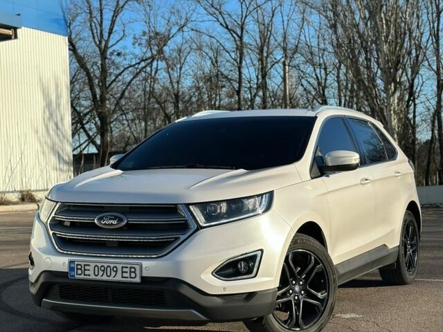 Білий Форд Едж, об'ємом двигуна 2 л та пробігом 135 тис. км за 17500 $, фото 1 на Automoto.ua